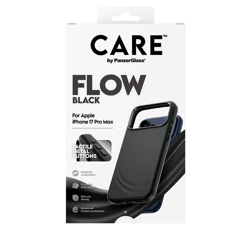 PanzerGlass CARE by Flow Magsafe Case for iPhone 17 Pro Max - Black