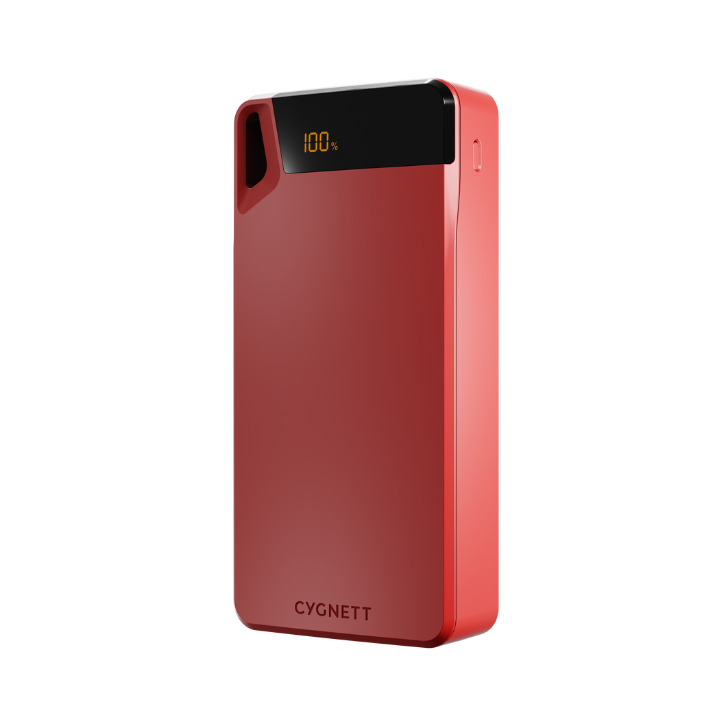 Cygnett ChargeUp Boost 4th Gen 20K mAh Power Bank - Red