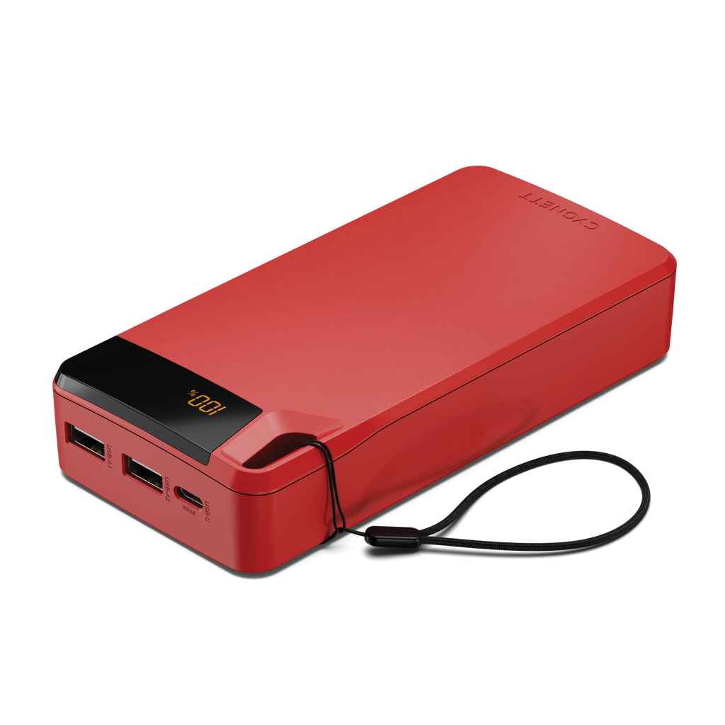 Cygnett ChargeUp Boost 4th Gen 20K mAh Power Bank - Red
