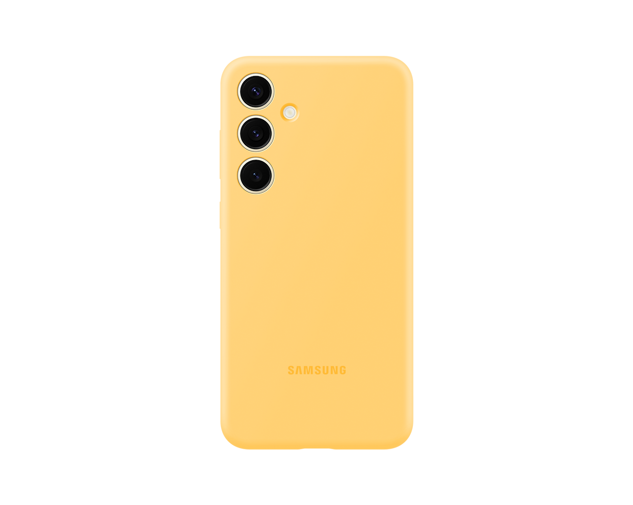 Samsung Silicone Case for Galaxy S24+ - Yellow