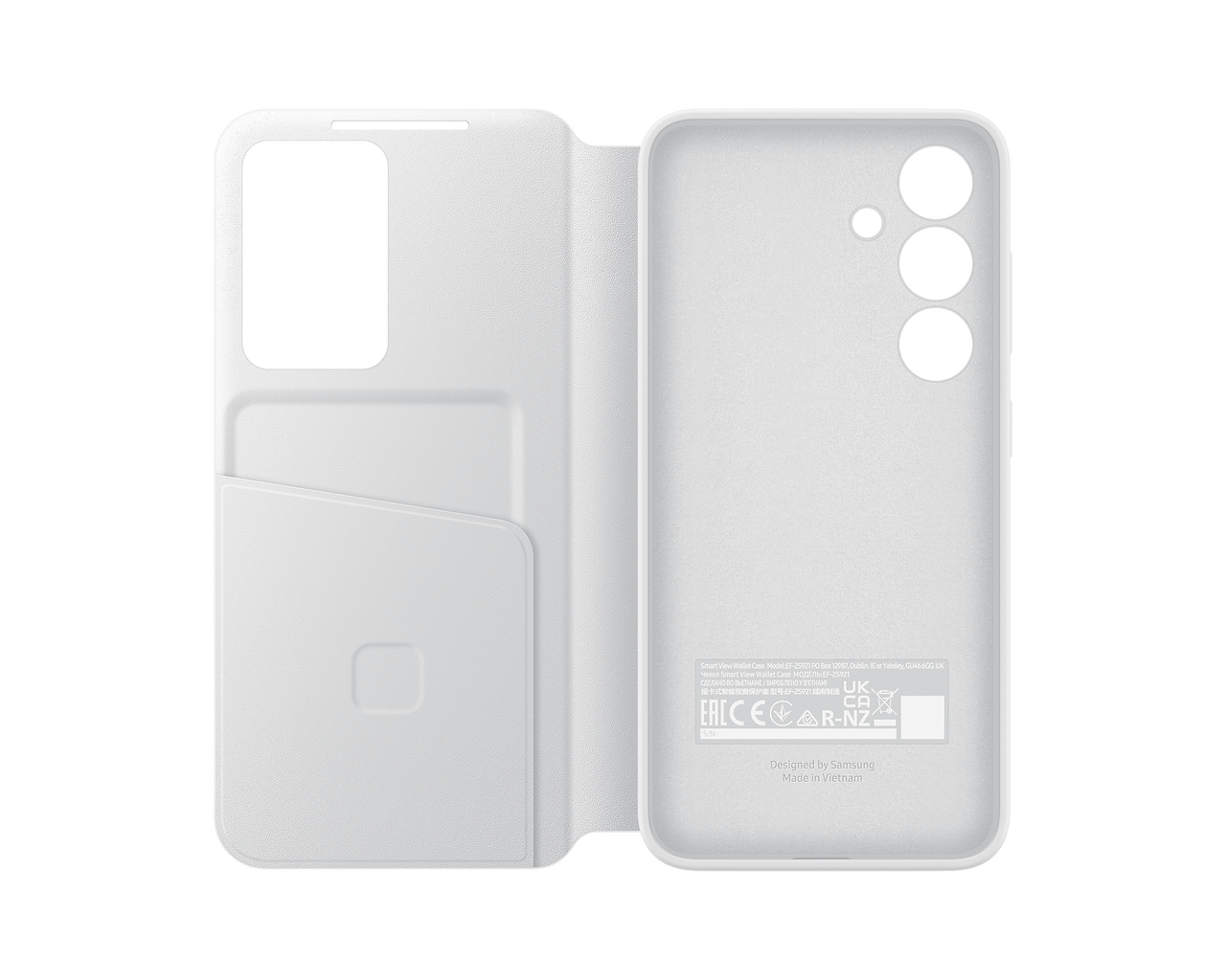 Samsung  Smart View Case for Galaxy S24 - White