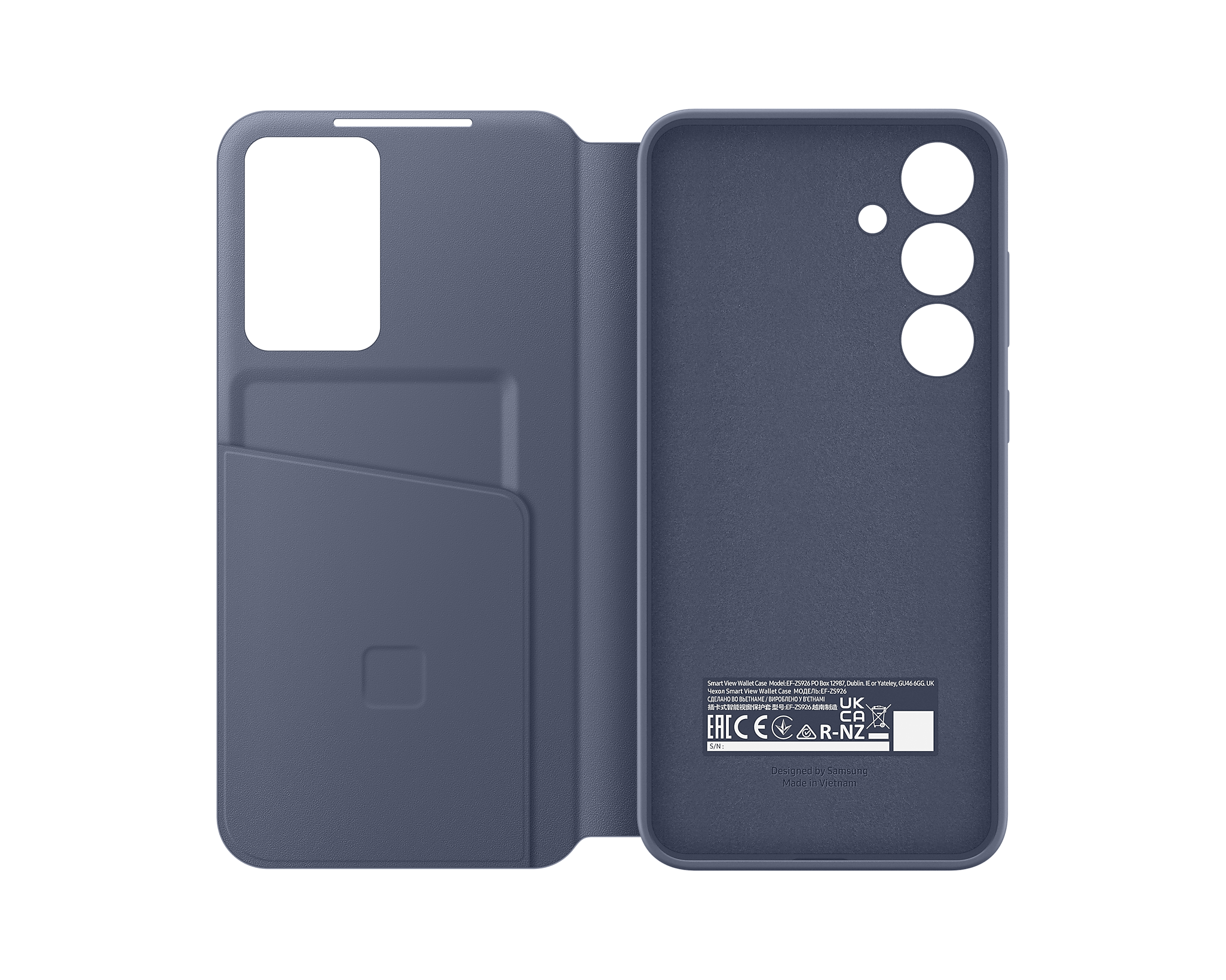 Samsung Smart View Wallet Case for Galaxy S24+ (S24 Plus)  - Violet