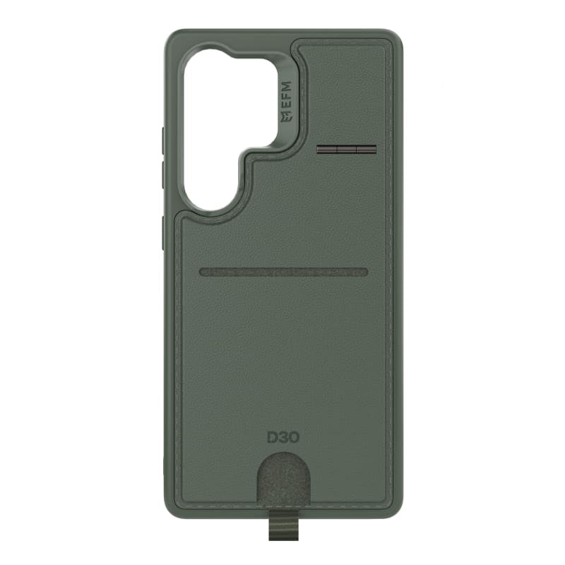 EFM Berlin Wallet Case with D3O BIO for Samsung Galaxy S25 Ultra - Forest Green