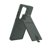 Thumbnail for EFM Berlin Wallet Case with D3O BIO for Samsung Galaxy S25 Ultra - Forest Green