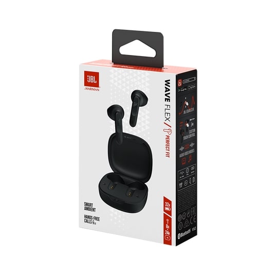 JBL Wave Flex TWS In-Ear Headphones - Black