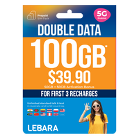 Thumbnail for Lebara $39.90 Starter Pack PrePaid SIM Card