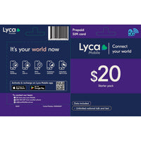 Thumbnail for Recharge for LycaMobile $10/20/30/50 EMAIL/MESSAGE DELIVERY LYCA TOPUP Credit