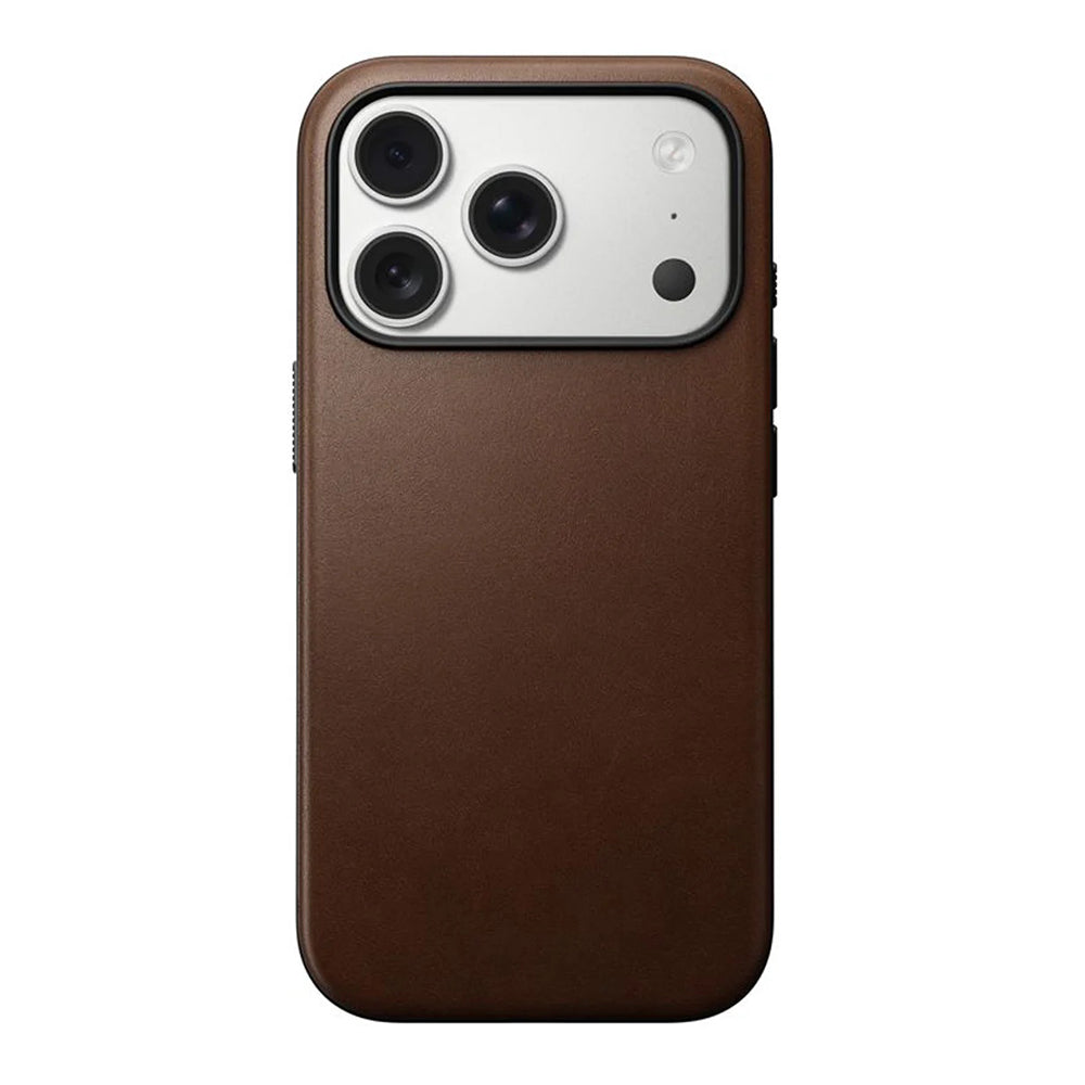 NOMAD Leather Case for iPhone 18 Pro/17 Pro - Brown Ecco