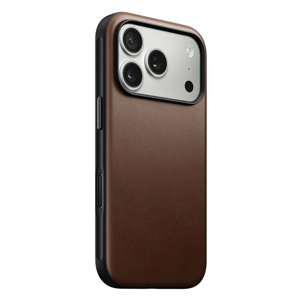 NOMAD Leather Case for iPhone 18 Pro/17 Pro - Brown Ecco
