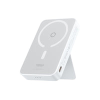 Thumbnail for Baseus MagPro Magnetic Bracket Wireless Fast-Charging Power Bank 5000mAh 20W - White