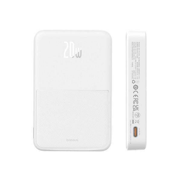 Baseus MagPro Magnetic Bracket Wireless Fast-Charging Power Bank 5000mAh 20W - White