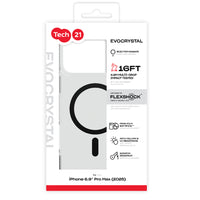 Thumbnail for Tech21 EvoCrystal MagSafe Case for iPhone 17 Pro Max - Clear/Black