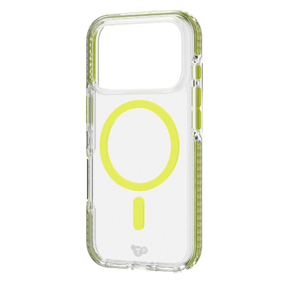 Tech21 EvoCrystal MagSafe Case for iPhone 17 Pro - Clear/Green