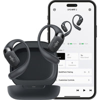 Thumbnail for Shokz OpenFit 2+ True Wireless Earbuds - Black