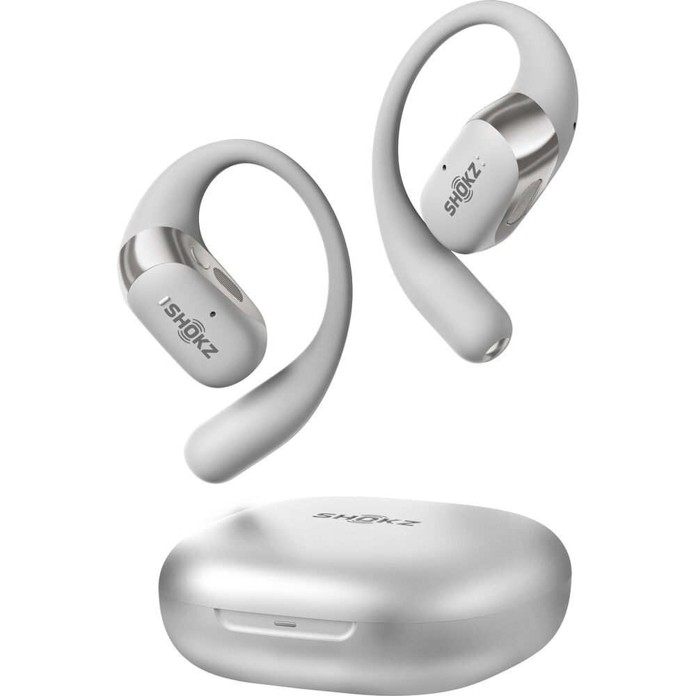 SHOKZ OpenFit 2+ True Wireless Open-Ear Headphones- Gray
