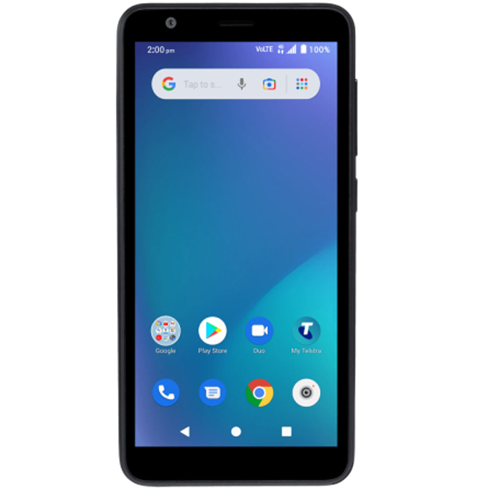 Telstra Essential Smart 2.1 Black 32GB 4G 4GX Blue Tick