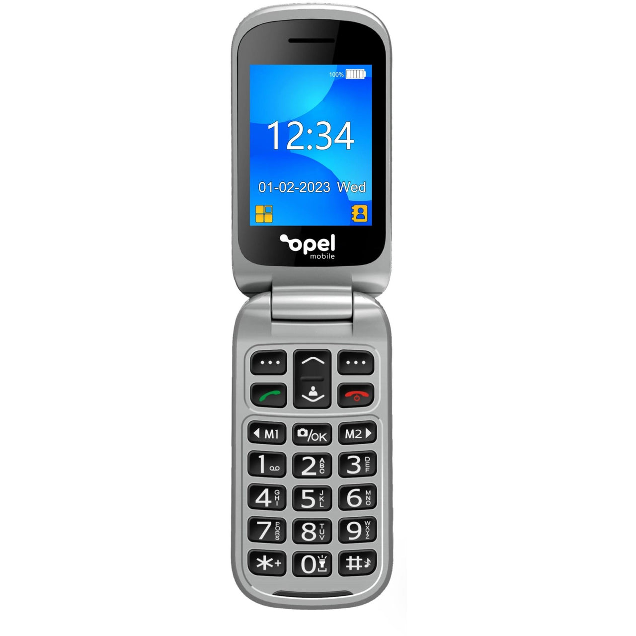 Opel 4G Flip Phone 6 - Black