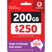 Thumbnail for Vodafone $250 Prepaid Starter Pack - 250GB
