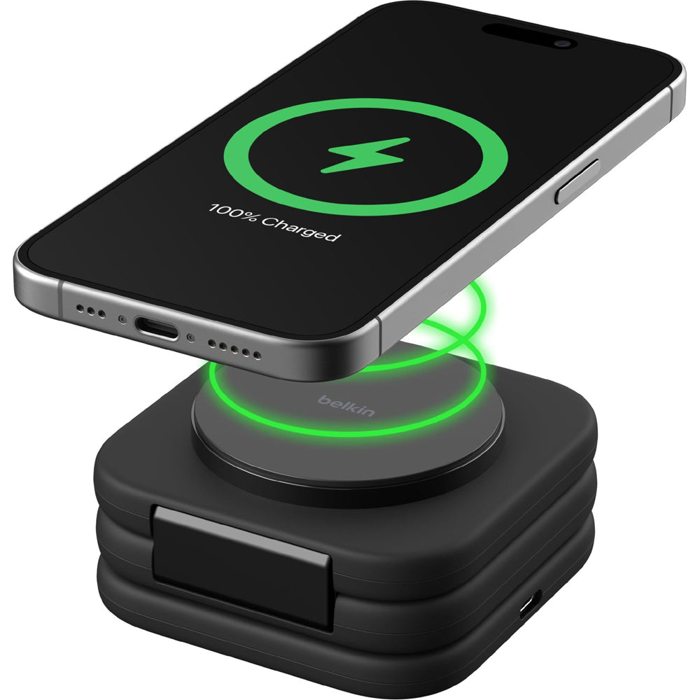 Belkin BoostCharge Pro 3-in-1 Magnetic Qi2 15W Charging Travel Pad