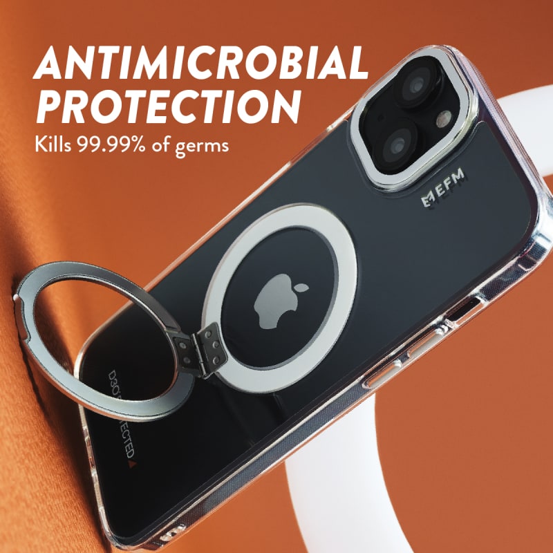 EFM Alta Case Armour with D3O Bio for iPhone 15 - 6.1" - Crystal Clear
