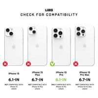 Thumbnail for UAG Plyo Pro Series Case with Magsafe for Apple iPhone 15 Pro - Ice/White