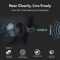 Thumbnail for Jabees HearLink Hearing AID Kit Open Ear Wireless headphones + MIC Bone Conduction