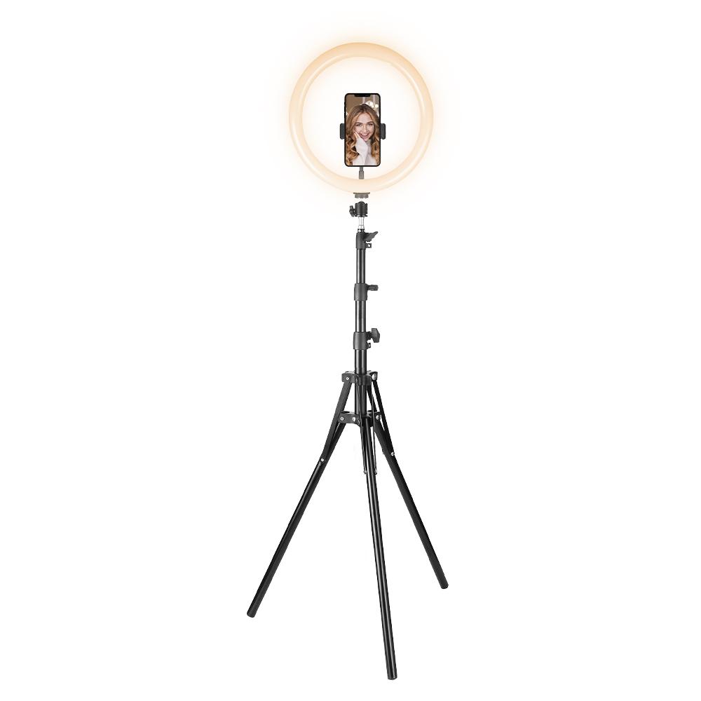 Cygnett V-PRO 12" inch Travel Ring Light with Tripod, Travel Pouch and Bluetooth Remote
