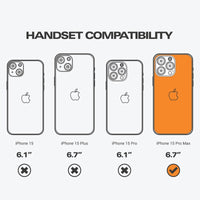 Thumbnail for EFM TT Sapphire+ Antimicrobial Screen Armour for iPhone 15 Pro Max - 6.7