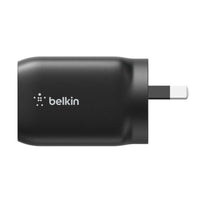 Thumbnail for Belkin Dual USB-C 65W (45W + 20W) Wall Charger - Black