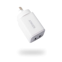 Thumbnail for Anker Nano Pro 40W 2 x USB-C Port  521 AC Wall Charger - White