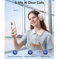 Thumbnail for Baseus BH1 NC Noise Cancelling Wireless Headphones - White