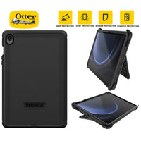 Thumbnail for OtterBox Defender Case for Samsung Galaxy Tab S9 FE (10.9') - Black