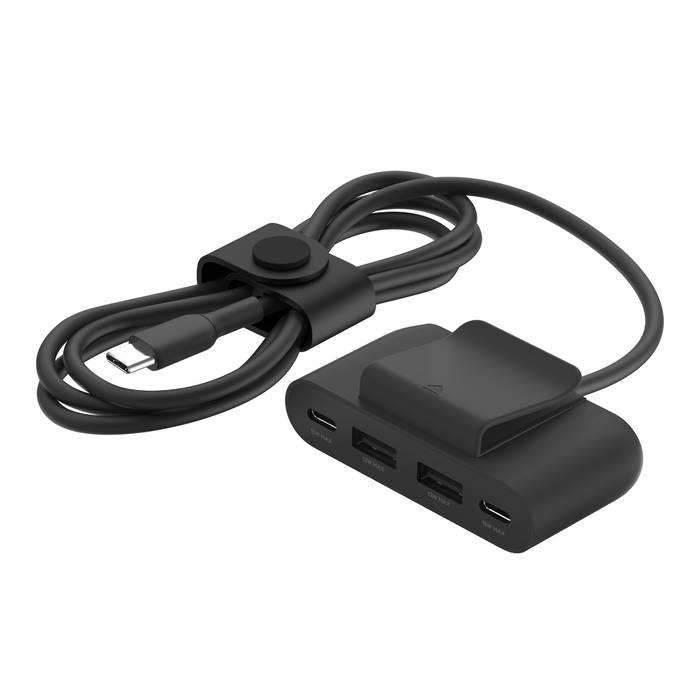 Belkin BoostCharge 4-Port USB Power Extender 2m - Black