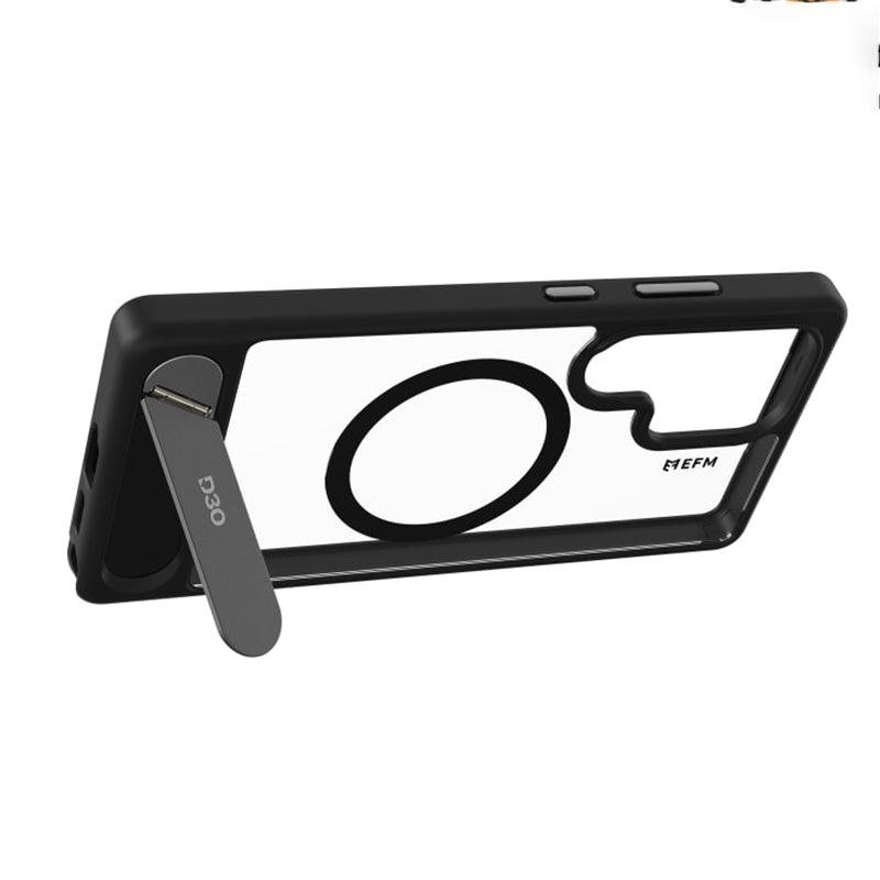 EFM Alta Case with D3O BIO for Samsung Galaxy S25 Ultra - Black/Clear