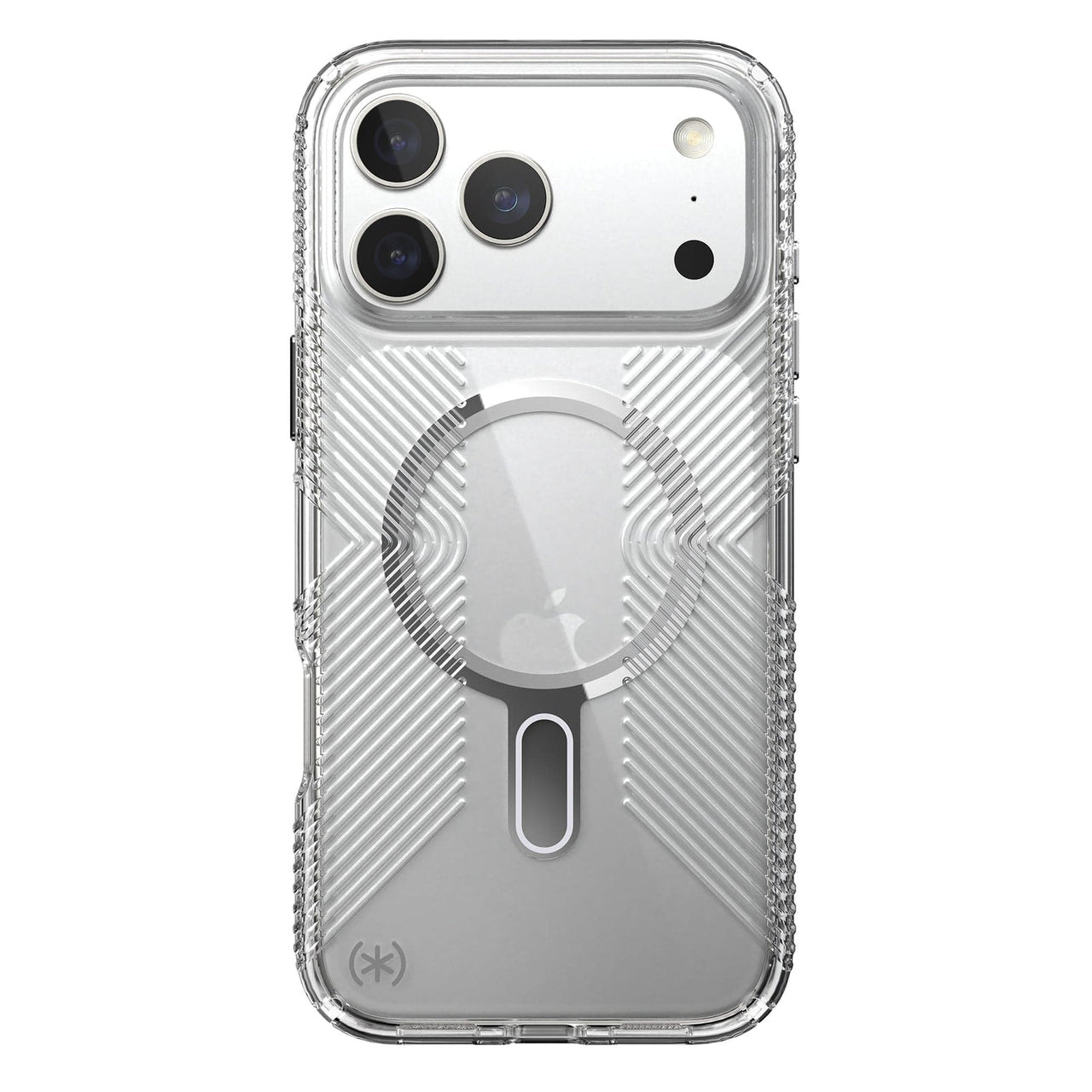 Speck Presidio Clear Grip for iPhone 17 Pro Max - Clear/Silver