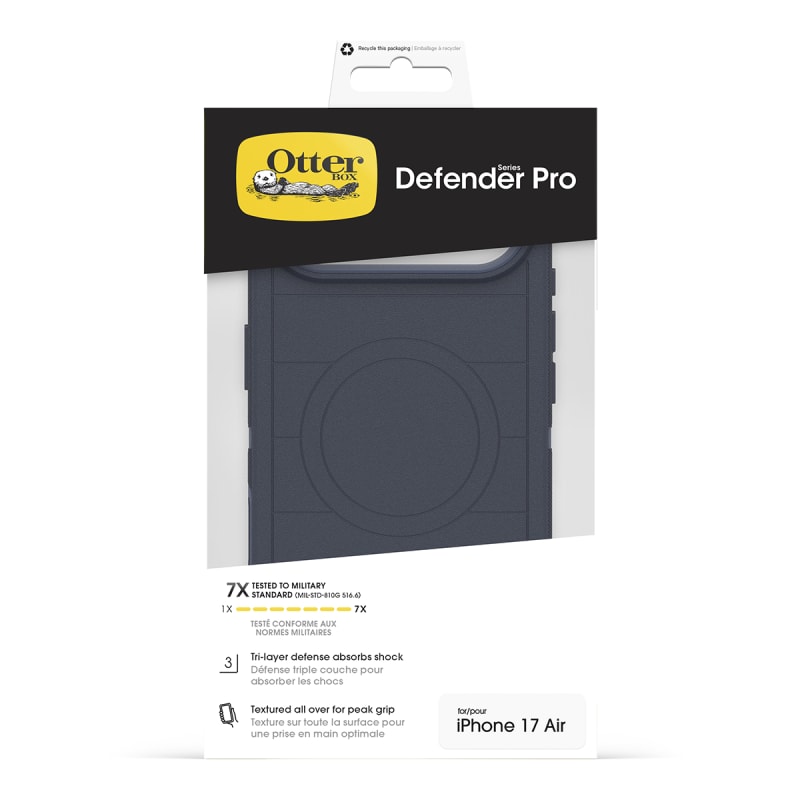 OtterBox Defender Pro Case with Camera Control for iPhone Air- Riverside Blue