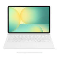 Thumbnail for Samsung Book Cover Keyboard with Trackpad for Galaxy Tab S10 FE Plus - White