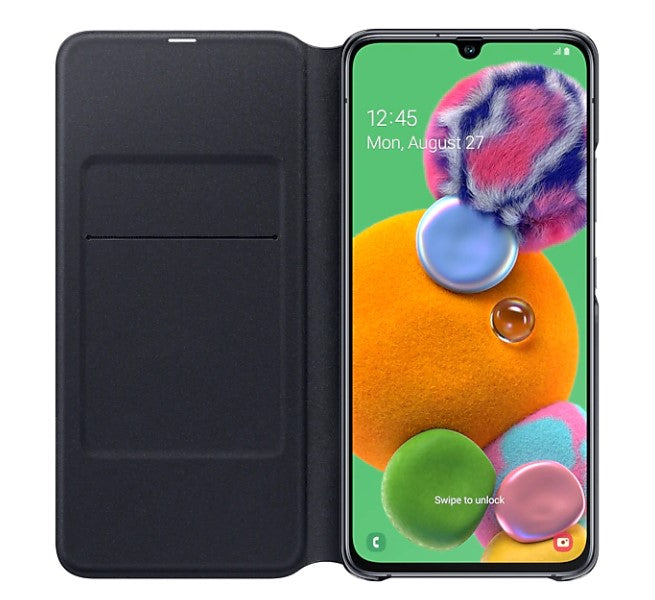 Samsung Galaxy A90 5G Wallet Cover - Black