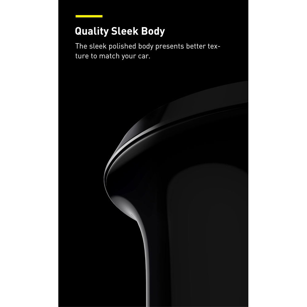 Baseus 24W DUAL Port USB-A Fast Charging Car Charger (2.4A x 2) - Black