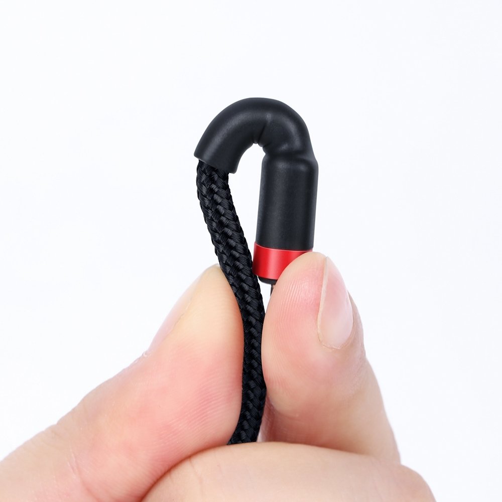 Baseus Cafule Cable  Nylon USB-C to USB-C PD2.0 60W 20V 3A QC3.0 1M - Black/Red