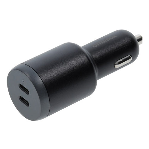 OtterBox 100W Dual Port Standard Fast Car Charger - Black