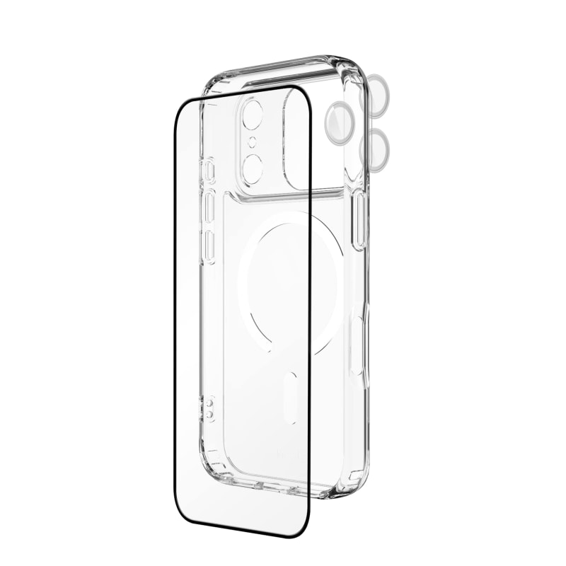 EFM 3-in-1 Case, Screen Armour and Camera Lens Armour Bundle for Apple iPhone 17 Pro