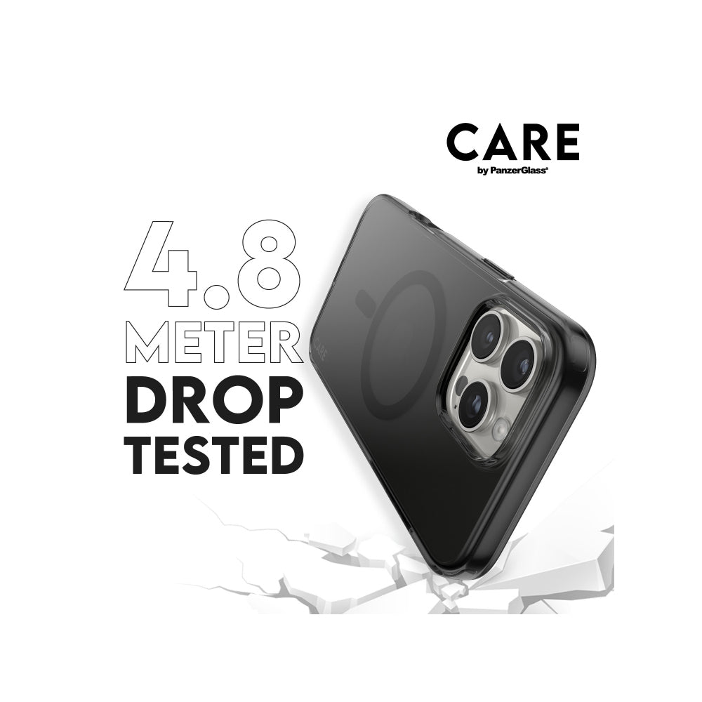 PanzerGlass CARE Flgship MagaSafe Case for iPhone 16 Pro Max - Smokey
