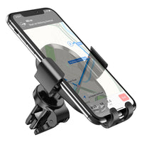 Thumbnail for Hoco CA105 15W Three Axis Linkage Wireless Charger Air Vent Car Holder - Black