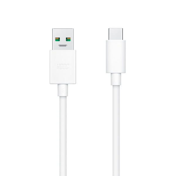 OPPO VOOC 65W 5A 6.5A Fast Cable USB-A to USB-C - White