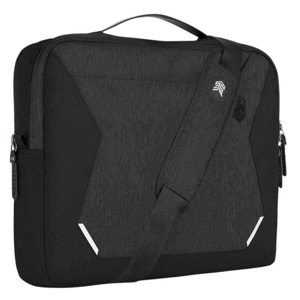 STM (Myth Brief) Laptop Shoulder Bag Fits up to 14" - Magnet Black