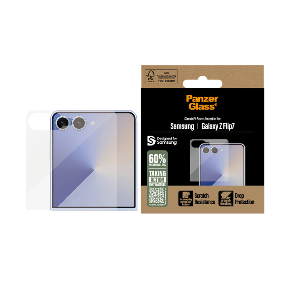 PanzerGlass UltraWide Fit Screen Protector for Samsung Galaxy Z Flip7