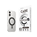 PanzerGlass CARE MagaSafe & KickStand Compatible Case for Apple iPhone 16- Black
