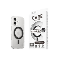 Thumbnail for PanzerGlass CARE MagaSafe & KickStand Compatible Case for Apple iPhone 16- Black