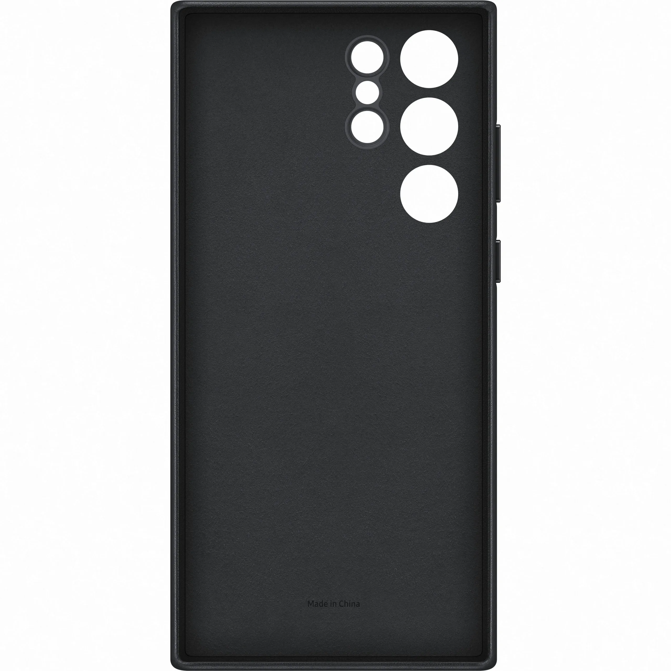 Samsung Leather Cover Case for Galaxy S22 Ultra - Black